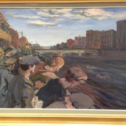 Jack Yeats, "The Liffey Swim" (National Gallery)